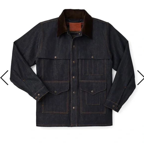 Filson Lined Denim Cruiser Jacket - Picture 1 of 9